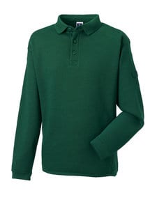 Russell Europe R-012M-0 - Workwear Sweatshirt with Collar Bottle Green