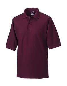 Russell Europe R-539M-0 - Polo Blended Fabric Burgundy