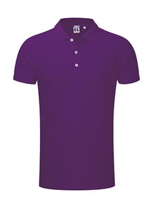 Russell Europe R-566M-0 - Men`s Stretch Polo Ultra Purple