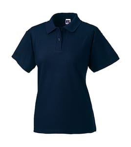 Russell Europe R-539F-0 - Ladies Polo Poly-Cotton Blend French Navy