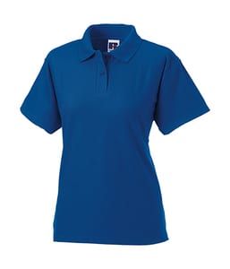 Russell Europe R-539F-0 - Ladies Polo Poly-Cotton Blend Bright Royal