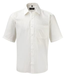 Russell Europe R-937M-0 - Cotton Poplin Shirt White