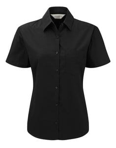 Russell Europe R-937F-0 - Cotton Poplin Blouse Black