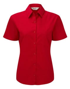Russell Europe R-937F-0 - Cotton Poplin Blouse Classic Red