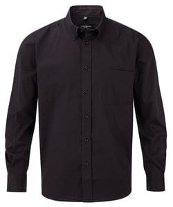 Russell Europe R-916M-0 - Long Sleeve Classic Twill Shirt Black