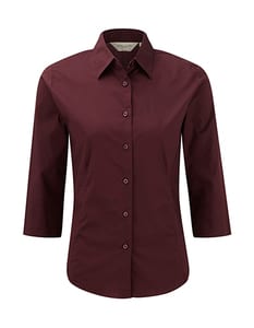 Russell Europe R-946F-0 - Fitted Blouse with 3/4 Sleeves Port