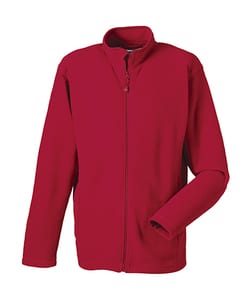 Russell Europe R-880M-0 - Full Zip Microfleece Classic Red