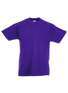 Fruit of the Loom 61-033-0 - Kids Value Weight T Purple