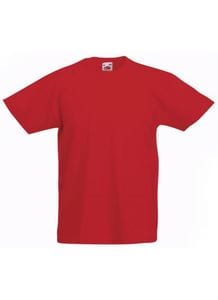 Fruit of the Loom 61-033-0 - Kids Value Weight T Red