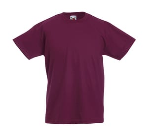 Fruit of the Loom 61-033-0 - Kids Value Weight T Burgundy