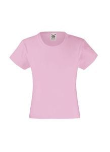 Fruit of the Loom 61-005-0 - Girls Value Weight T Light Pink