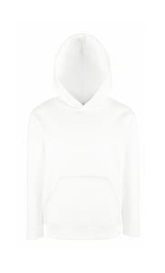 Fruit of the Loom 62-043-0 - Kids Hooded Sweat White