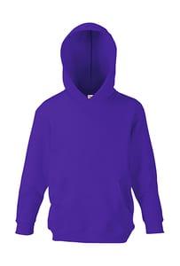 Fruit of the Loom 62-043-0 - Kids Hooded Sweat Purple