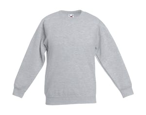 Fruit of the Loom 62-031-0 - Kids Set-In Sweat Heather Grey