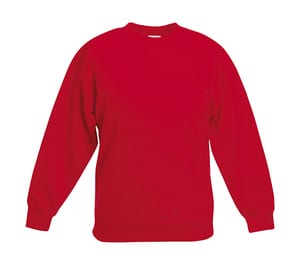 Fruit of the Loom 62-031-0 - Kids Set-In Sweat Red