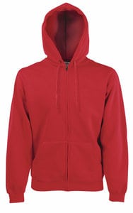 Fruit of the Loom 62-062-0 - Hooded Sweat Jacket Red