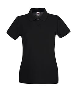Fruit of the Loom 63-030-0 - Lady-Fit Premium Polo Black
