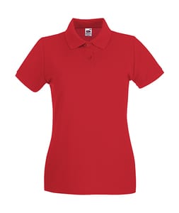 Fruit of the Loom 63-030-0 - Lady-Fit Premium Polo Red