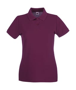 Fruit of the Loom 63-030-0 - Lady-Fit Premium Polo Burgundy