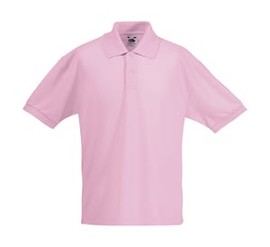 Fruit of the Loom 63-417-0 - Kids Polo 65:35 Light Pink