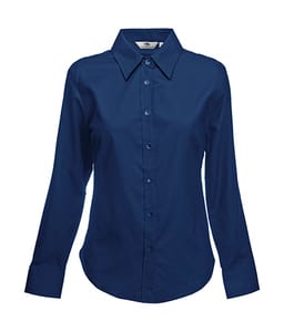 Fruit of the Loom 65-002-0 - Oxford Blouse LS Navy
