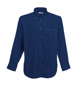 Fruit of the Loom 65-114-0 - Oxford Shirt LS Navy