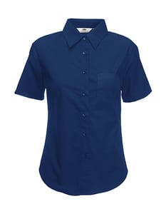 Fruit of the Loom 65-014-0 - Popeline Bluse Navy
