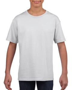 Gildan 64000B - Kids Ring Spun T-Shirt White