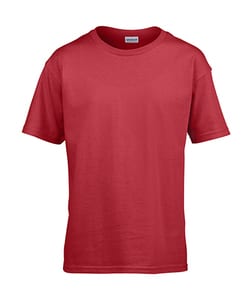 Gildan 64000B - Kids Ring Spun T-Shirt Red