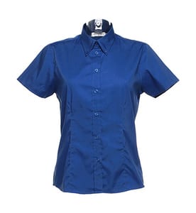 Kustom Kit KK701 - Ladies Corporate Oxford Blouse Royal blue