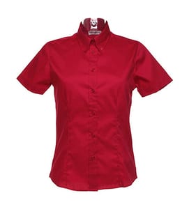 Kustom Kit KK701 - Ladies Corporate Oxford Blouse Red