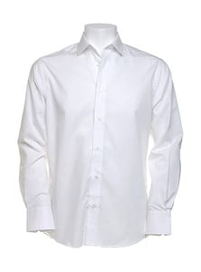 Kustom Kit KK131 - Slim Fit Business Shirt LS White