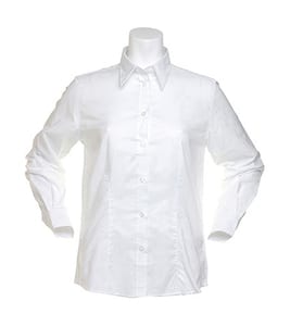 Kustom Kit KK361 - Women's workplace Oxford blouse long sleeved White