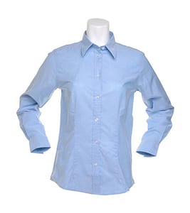 Kustom Kit KK361 - Women's workplace Oxford blouse long sleeved Light Blue