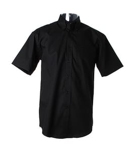 Kustom Kit KK109 - Corporate Oxford shirt short sleeved Black