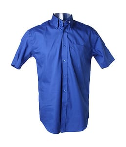 Kustom Kit KK109 - Corporate Oxford shirt short sleeved Royal blue