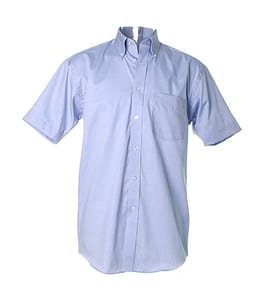 Kustom Kit KK109 - Corporate Oxford shirt short sleeved Light Blue
