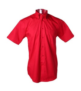 Kustom Kit KK109 - Corporate Oxford shirt short sleeved Red