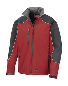 Result R118X - Ice Fell Hooded Softshell Jacket Red/Black