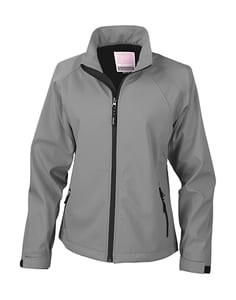 Result R128F - Women's base layer softshell jacket Silver Grey