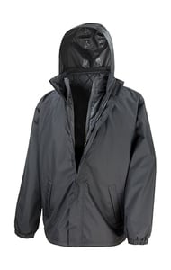 Result R215X - 3-in-1 Jacket with quilted Bodywarmer Black