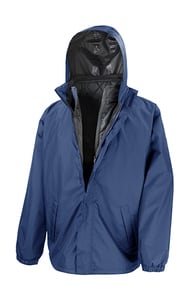 Result R215X - 3-in-1 Jacket with quilted Bodywarmer Navy