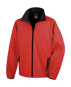 Result Core R231M - Printable softshell jacket Red/Black