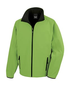 Result Core R231M - Printable softshell jacket Vivid Green/Black