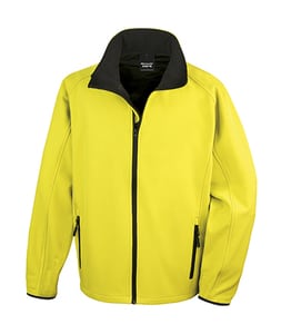 Result Core R231M - Printable softshell jacket Yellow/Black