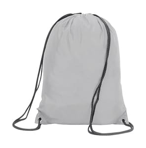 Shugon Stafford 5890 - Stafford Drawstring Tote Backpack Silver