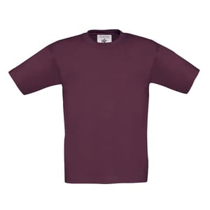 B&C Exact 150 Kids - Kids T-Shirt Burgundy