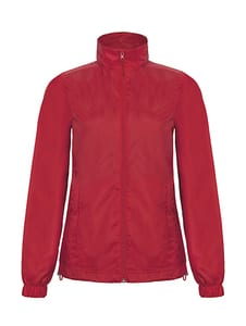 B&C ID.601 - Ladies' Midseason Windbreaker Red