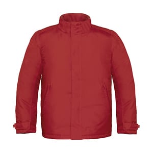 B&C Real+ Men - Mens Heavy Weight Jacket - JM970 Deep Red 