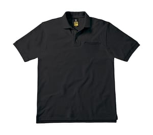 B&C Pro Energy Pro - Workwear Blended Pocket Polo Black